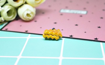 <波浪薯條>－耳機塞//防塵塞系列  #可愛# #仿真#