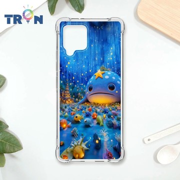 TRON 三星 A42 奇幻大鯨魚 四角防摔 軟殼 手機殼