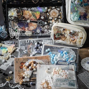 包包配件裝飾 扎痛包材料扎包素材 復古填充物配件套裝diy手工背景制作基礎裝飾