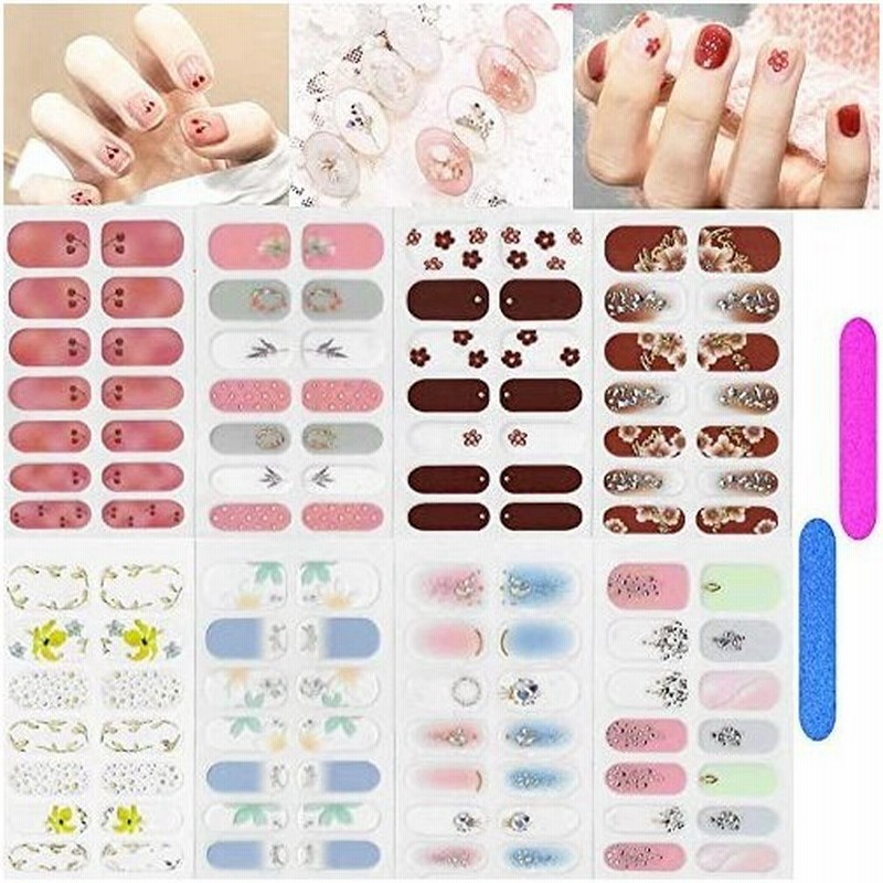 8枚セット ネイルシール 手用 3d立体感 損傷のないジェル 手の爪 ネイルシール 手用 ネイルアート ジェルネイ 通販 Lineポイント最大0 5 Get Lineショッピング