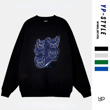 【超絕質感！台灣出貨】男裝大學T 長袖純棉 簡約設計 落肩寬鬆 舒適無束縛 搭配各種褲裝 四季實穿款