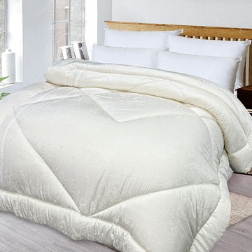 indian100%純天然法國羊毛被(緹花布)-6x7尺