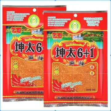雲南特産坤太6+1辣椒麵蘸水商用燒烤料香辣蘸料特麻特辣貴州商用傢用