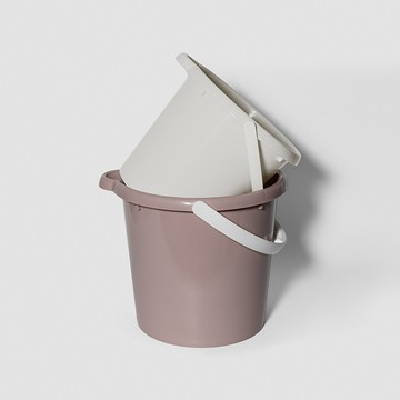 GINII基尼|質感加厚手提水桶 12L 三款顏色/塑膠水桶 圓型水桶 手提水桶 多用途水桶 泡腳 園藝 洗澡桶