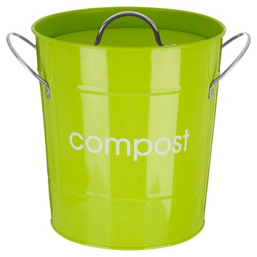 Premier 雙柄廚餘桶 3L  綠色  1個  25 x 19.7 x 22.5cm