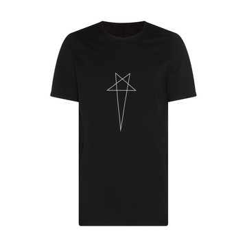 Rick Owens Drkshdw - Black Cotton Pentagram T-shirt