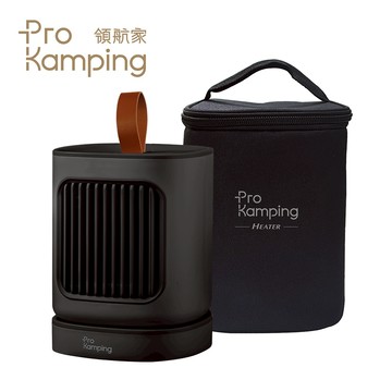 Pro Kamping 領航家 小精靈石墨烯電暖器 PK-HT003 附收納袋 露營自動擺頭電暖爐 桌上型電暖器