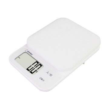 DRETEC New「布蘭格」速量型電子料理秤-白色-3kg / 0.1g (KS-829WT)