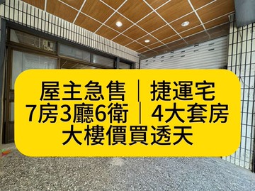 【專】捷運商業透天|水湳市場|中央公園|店住合一｜台中市北屯區中清東一街