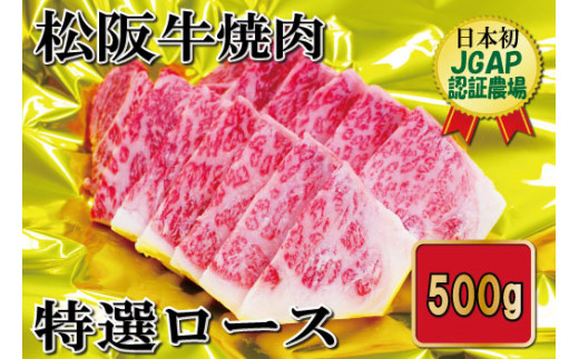 F4　松阪牛焼肉（特選ロース）500g