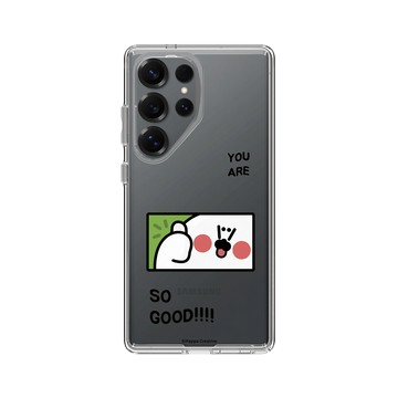 Galaxy S25 Ultra Clear 透明 - 無所事事小海豹 The Nothing Seal - 你超豹棒！