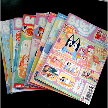 【查德書境】妙妙犬布麗 Bluey 布魯伊 2025年雜誌 12冊