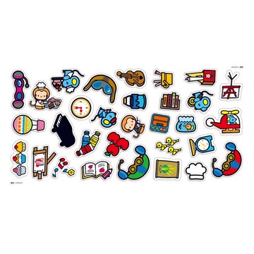 HelloKitty夢幻職業磁鐵書