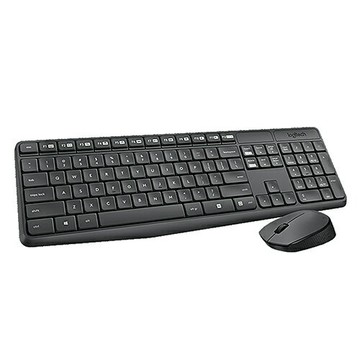 3C精選【史代新文具】羅技Logitech MK-235 USB 無線鍵盤滑鼠組