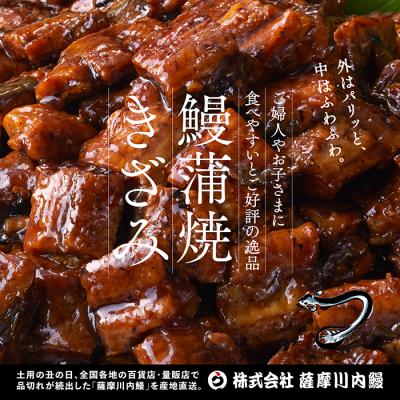 ふるさと納税 薩摩川内市 国産 うなぎ蒲焼(きざみ)計320g(80g×4袋)鰻 蒲焼 AS-2106