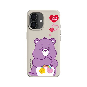 iPhone 16 SolidX 貝殼灰 - Care Bears - Best Friend Bear