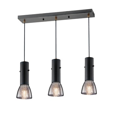 電鍍煙灰色玻璃吊燈 F85-09-K3291