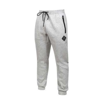 FIRESTAR 男棉質內刷毛束口長褲-慢跑 路跑 刷毛 反光