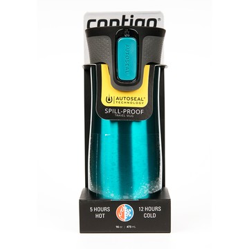 美國contigo west loop 304不鏽鋼保溫杯473ml(亮青)