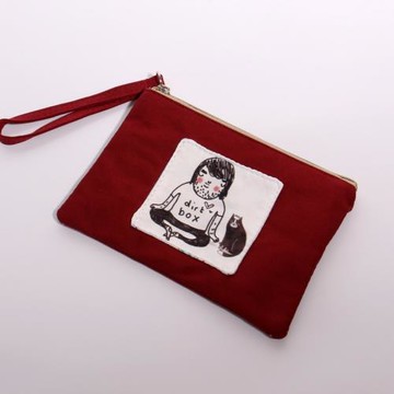 夏季零錢包布藝手機袋韓版創意小錢包卡 學生可愛簡約百搭手拿包