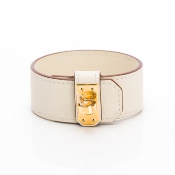 Hermes Kelly Twist手環(奶油白/金)(PM)(T2) (H011078CC I2)-絕版