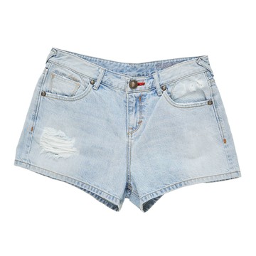 5th STREET｜女裝｜復古美式短褲｜漂淺藍