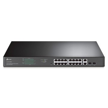 tp-link 商用 v5 18 埠 Gigabit 簡易智慧型交換器 含16 埠 PoE+  1個  TL-SG1218MPE