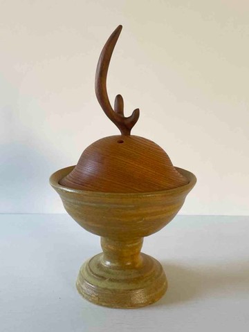 馬杯型，黃色，蓋子2