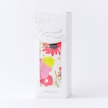 日本寶寶禮物 有機棉【嬰兒毯 白紙盒】12款花色 可繡英文 彌月禮