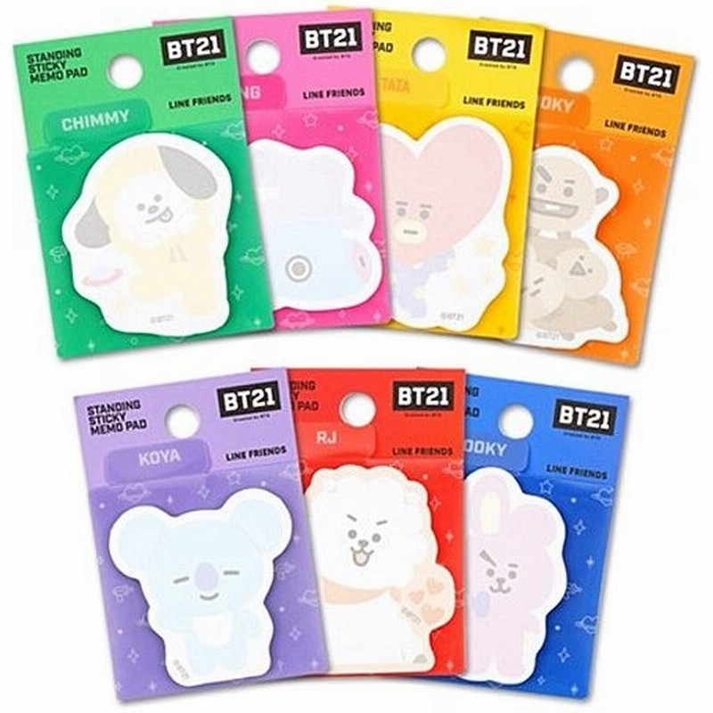 韓国文具 Bt21 スタンド 接着 メモ 文房具 かわいい 防弾少年団 公式グッズ 通販 Lineポイント最大0 5 Get Lineショッピング