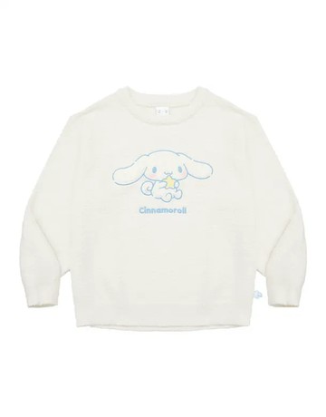 【CACO】大耳狗珊瑚絨毛織上衣