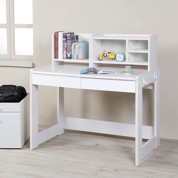 《C&B》天才學童系列恰克限定版日式成長書桌(三色可選)純潔白