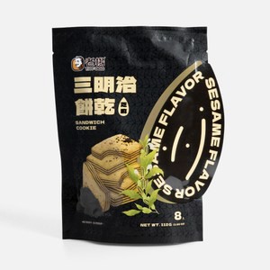 老楊芝麻三明治餅乾112G