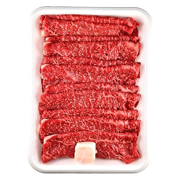 お歳暮 御歳暮 2023 肉 ギフト 精肉 牛肉 和牛 萬野和牛 すきしゃぶ用 モモ 600g セット 鍋 お取り寄せグルメ 冷凍 食品 グルメ 食べ物