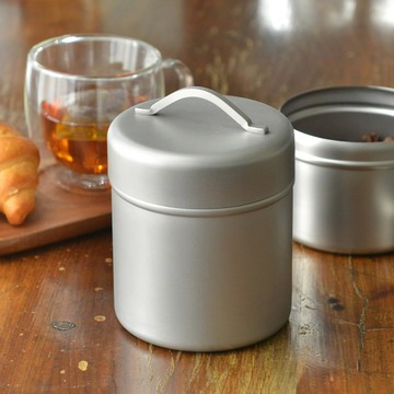 日本 相澤工房 日本製18-8不鏽鋼儲豆罐/茶筒-大