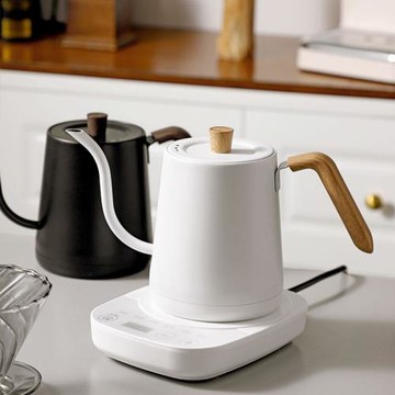 智能溫控手沖壺咖啡壺掛耳長嘴恒溫顯熱水壺不銹鋼燒水控溫套裝