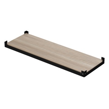 KI WISH 居家生活 單層角鋼層板  木色  1個