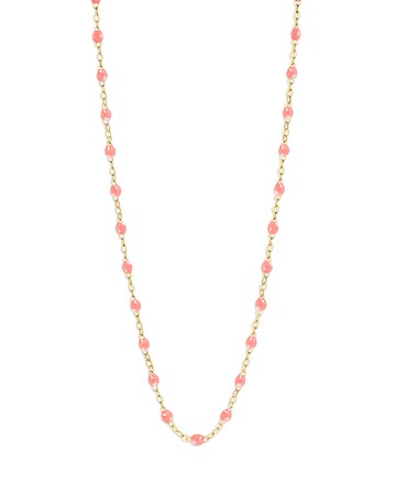 Gigi Clozeau 18K Yellow Gold Classic Gigi Resin Bead Collar Necklace, 16.5