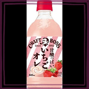 BOSS(ボス) サントリー クラフトボス いちごオレ 500ML×24本