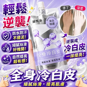 【現貨】美白滑滑身體乳 美白CC身體乳 一抹白 滋潤保濕 防曬 維他命C身體乳 素顔霜 煙醯胺 亮白身體乳