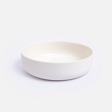 伊登雙釉強化瓷碗15.6cm 白