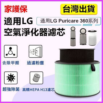 家護保｜HEPA濾網 LG PuriCare 360° 空氣清淨機濾網  樂金 超級大白 空淨機 清淨機濾網 清淨機耗材