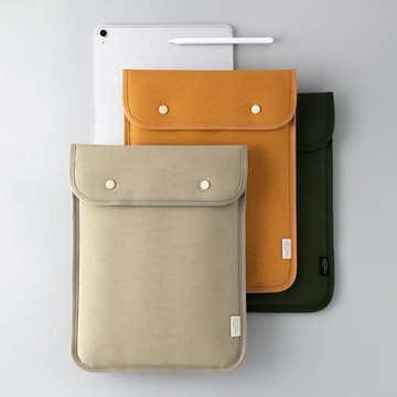 韓國live work簡約防水帆布手拿防震11/12.9寸ipad pro平板電腦包