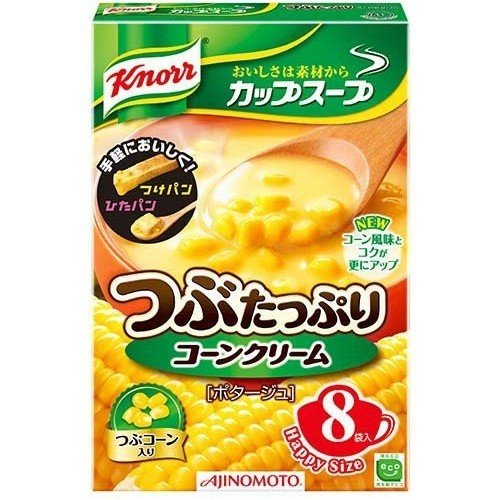 味の素 クノール カップスープ つぶたっぷりコーンクリーム 8袋入×24個セット