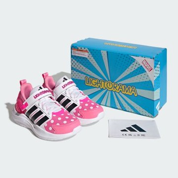 【adidas 愛迪達】 DISNEY LIGHTORAMA 米妮 運動鞋 童鞋 JR2305