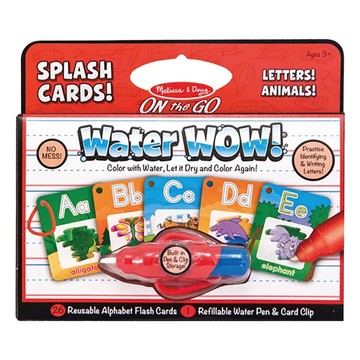 Melissa&Doug 瑪莉莎 旅遊樂 水畫卡 3歲以上  英文字母  1組