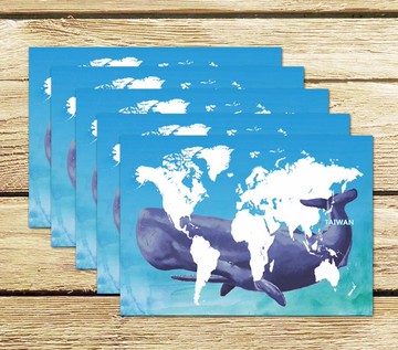 小白襪【一款5入】 明信片