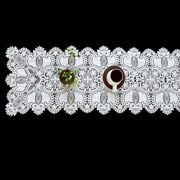 【清倉】唯米9943白色蕾絲電視柜鞋斗柜防塵布遮蓋民族風多用蓋巾