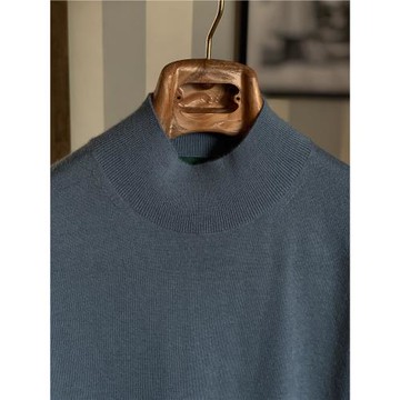 ARTIGIANI那不勒斯教父老錢高級感薄款半高領毛衣【奢華純羊絨】