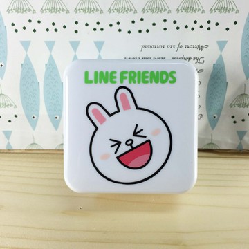 【震撼精品百貨】LINE FRIENDS 兔兔、熊大 充電器-方形造型插頭-兔兔圖案*64478